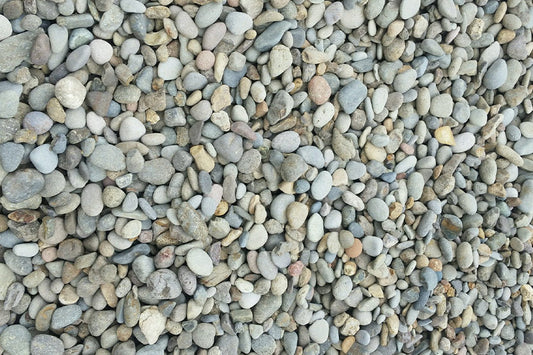 1 1/2" round rock- washed PER YARD