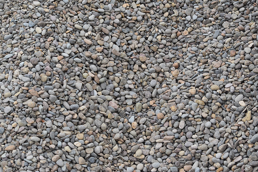 3/4"-#4 Washed Round Rock PER YARD